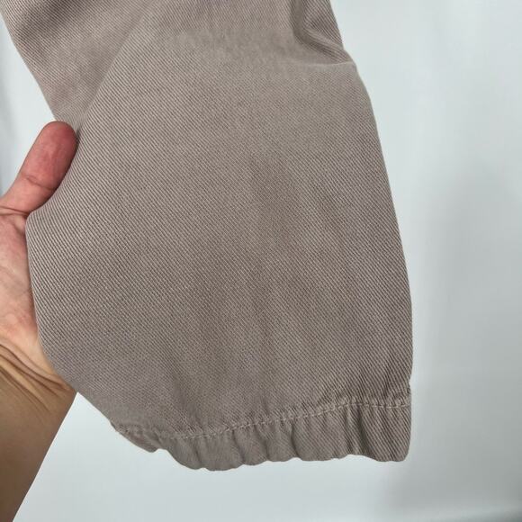 Amo High Rise Drapey Trouser Pants in Fawn - Picture 6 of 7